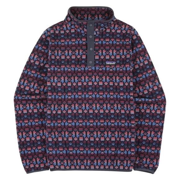 Patagonia Women’s Micro-D Snap T Fleece Aztec Pullover Sz S - Picture 2 of 9